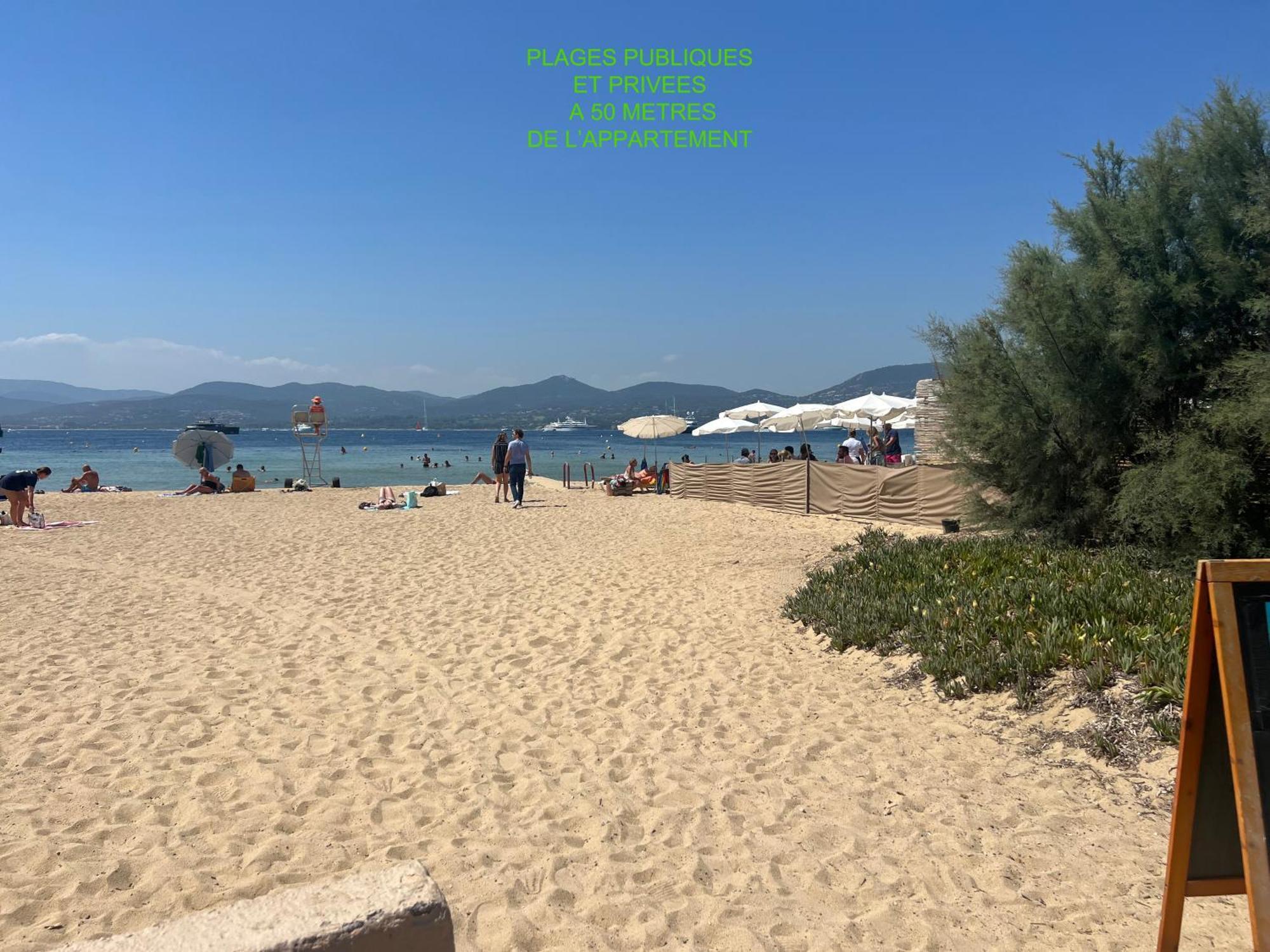 Superbe Appartement Avec Terrasse Jardin Et Parking Prive Saint-Tropez Zewnętrze zdjęcie